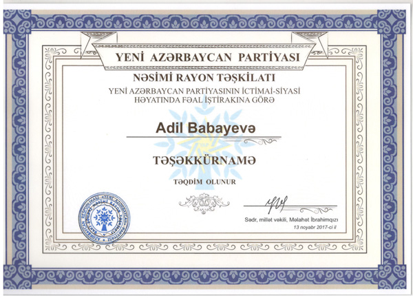 Yeni Azərbaycan partiyası